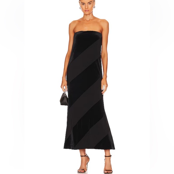 short black dress with black tights Alexandros Mini Dress Black